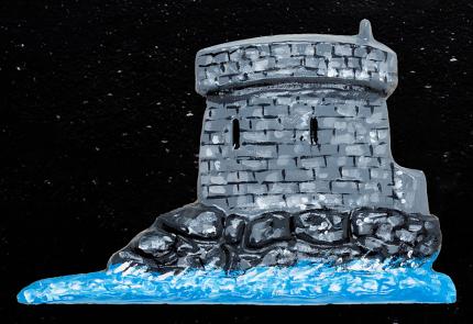 Martello Tower Oval House Sign 16" X 11" - Image 2