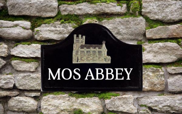 Abbey Metal Sign 12" X 8"