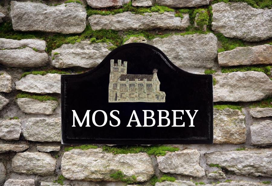 Abbey Metal Sign 12" X 8"
