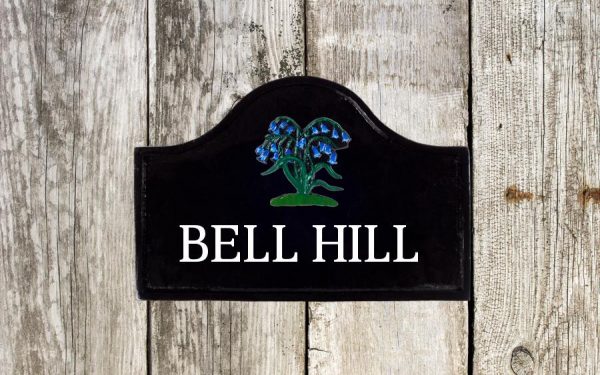 Bluebells House Sign 12" X 8"