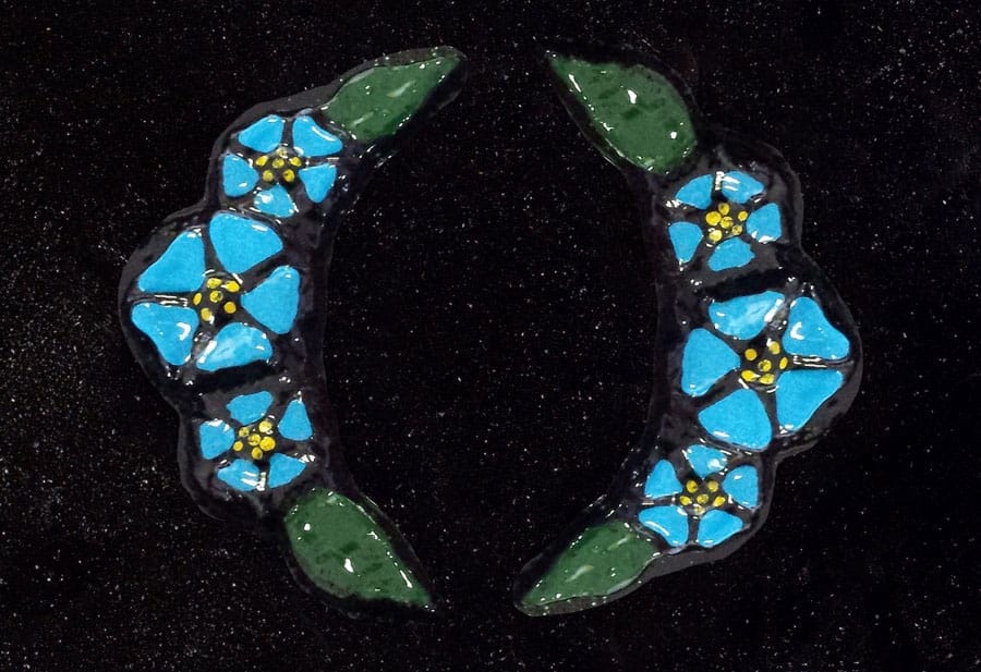 Dog Rose with Numbers House Sign 7" X 9" - Image 3