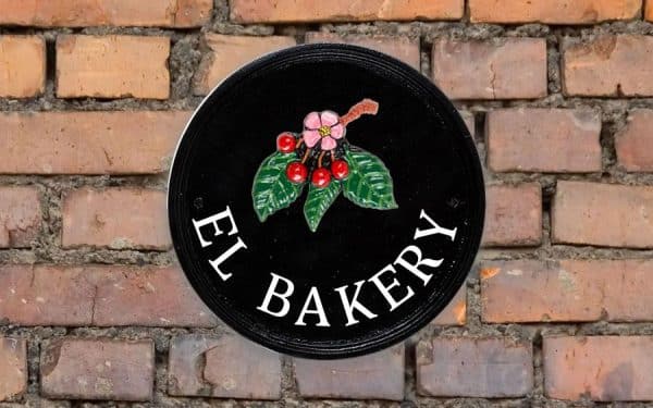 Cherry Blossom House Sign 9" Diameter