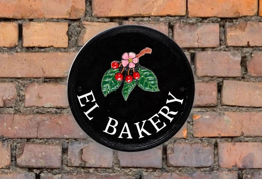 Cherry Blossom House Sign 9" Diameter