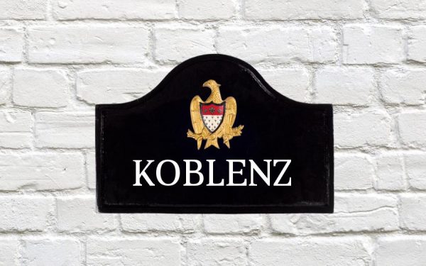 Falcon Crest House Sign 12" X 8"