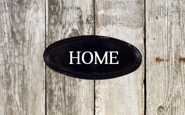 House Sign N9 9" X 4"