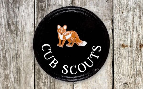 Fox Round House Sign 10" Diameter