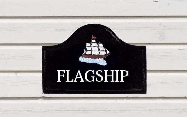 Galleon House Sign 12" X 8"