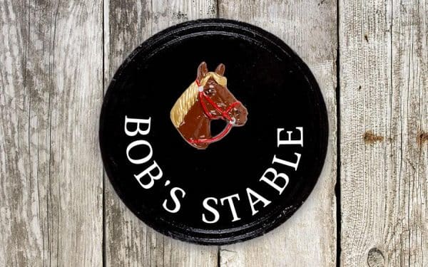 Horse Head Round House Sign 10" Diameter