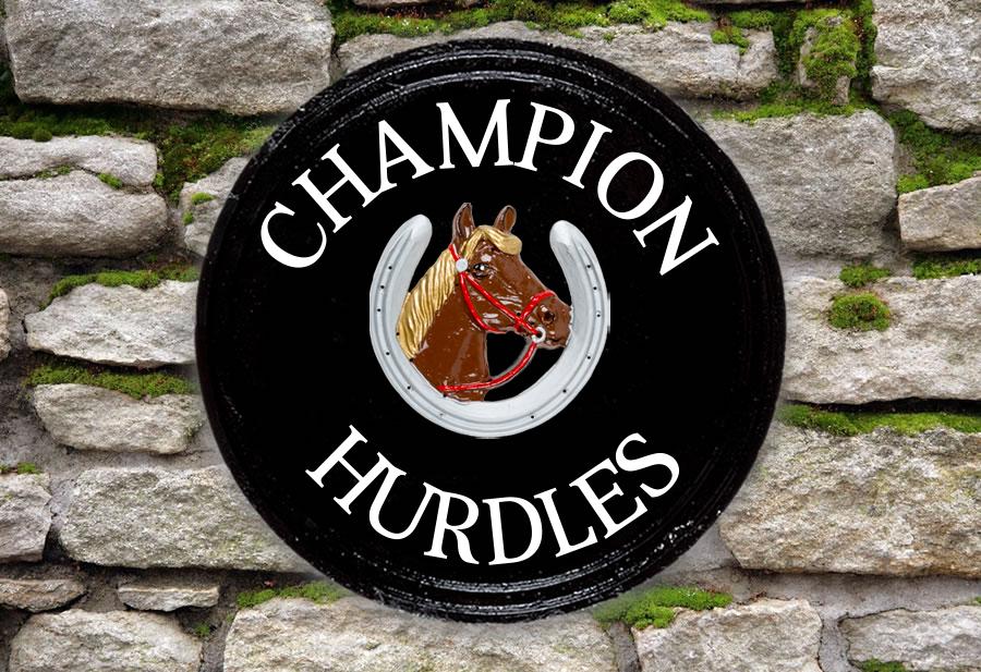 Horse Head in Shoe Round House Sign 14" Diameter