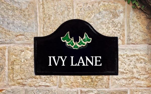 Ivy House Sign 12" X 8"
