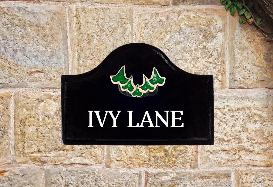 Ivy House Sign 12" X 8"