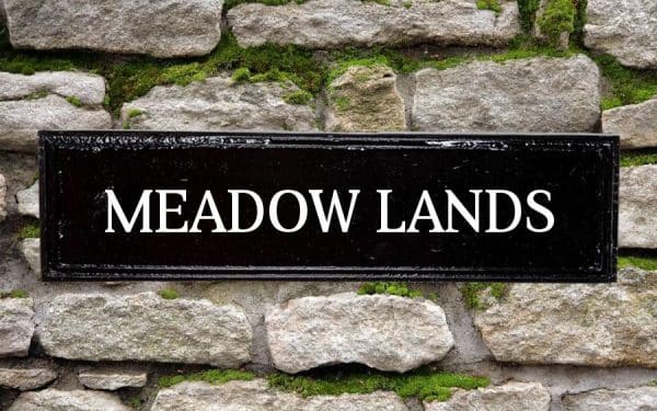 Rectangular House Sign 18" X 5"