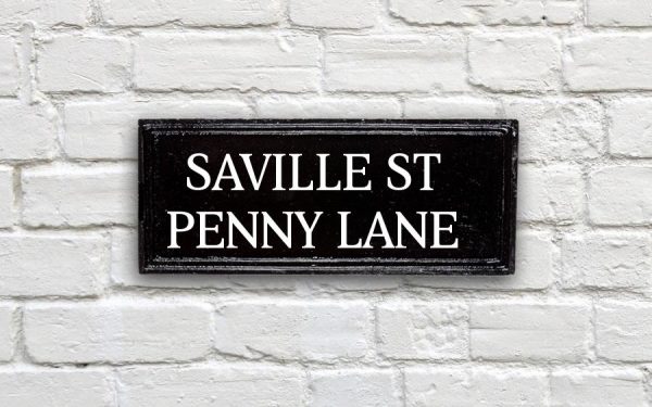 Rectangular House Sign 12" X 5"