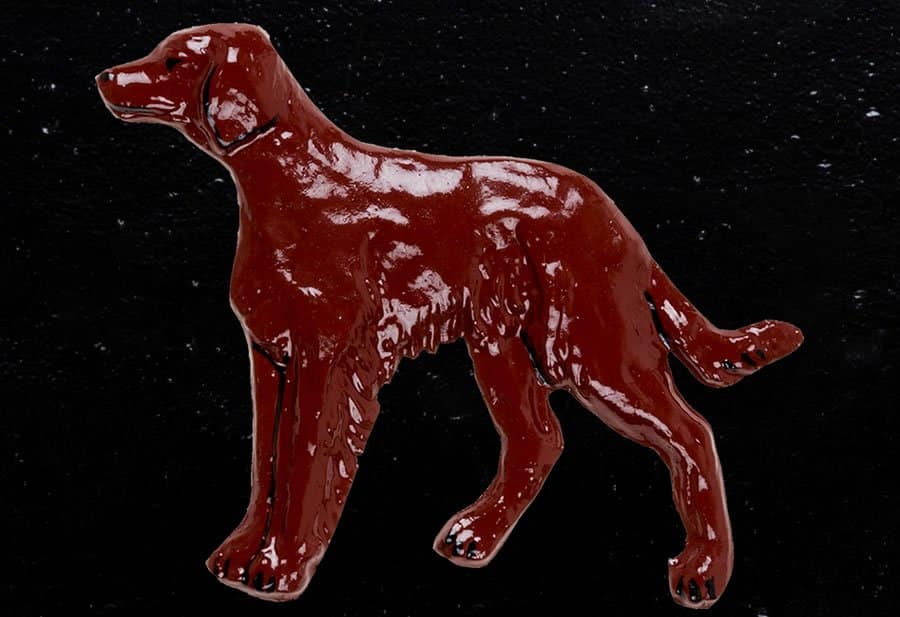 Red Setter Oval House Sign 16" X 11" - Image 2