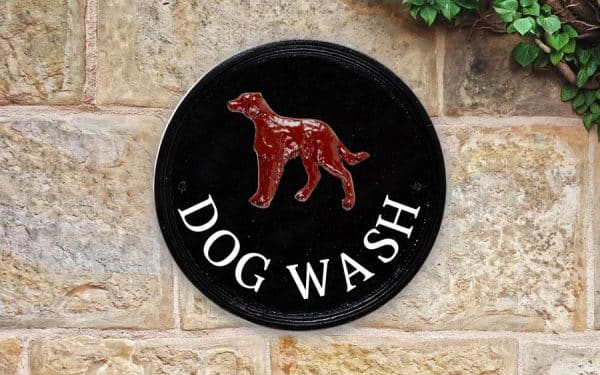 Red Setter Round House Sign 9" Diameter