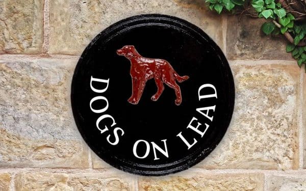 Red Setter Round House Sign 10" Diameter