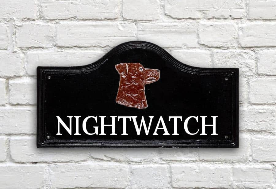 Rottweiler House Sign 15" X 8"