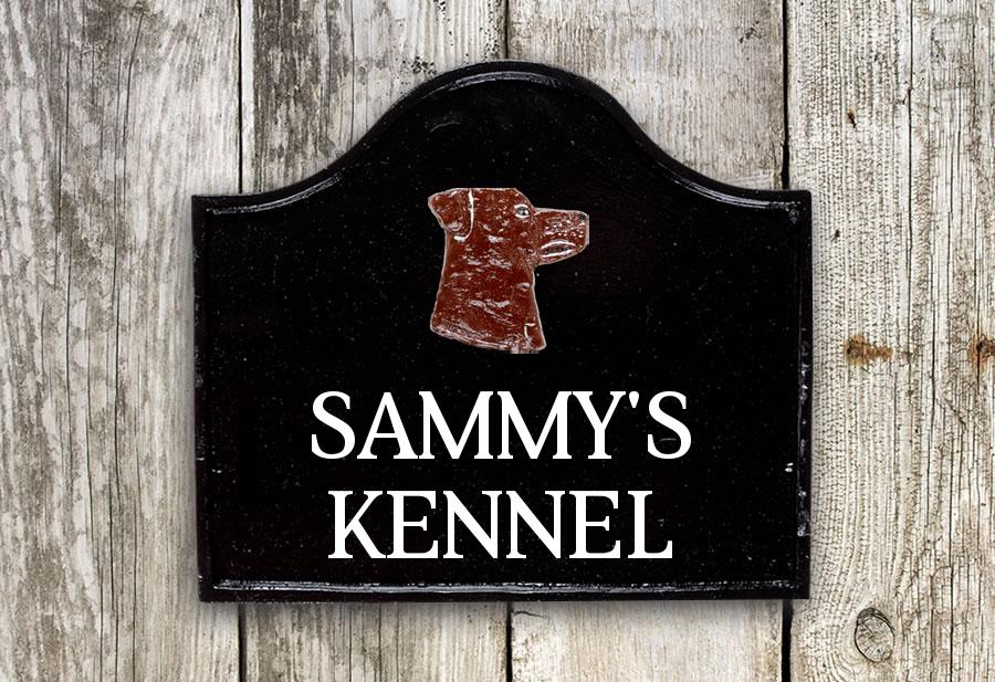 Rottweiler House Sign 12" X 11"