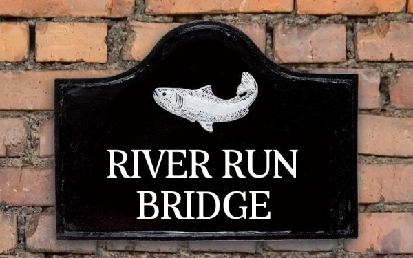 Salmon House Sign 15" X 11"