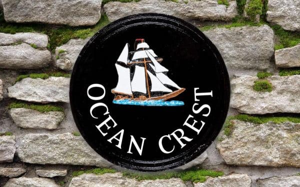 Schooner Round House Sign 10" Diameter