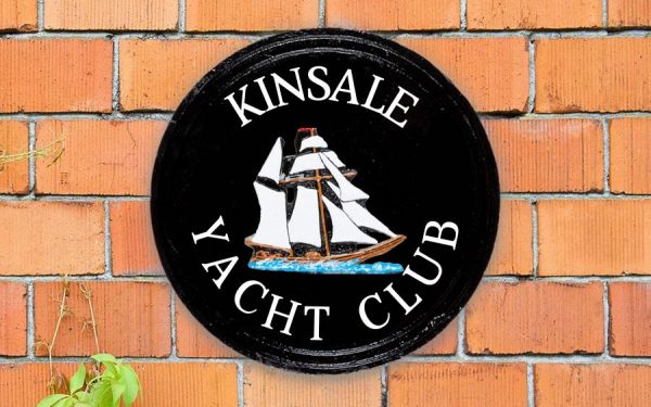 Schooner Round House Sign 12" Diameter