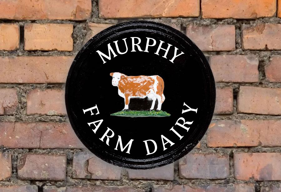 Simmental Round House Sign 12" Diameter