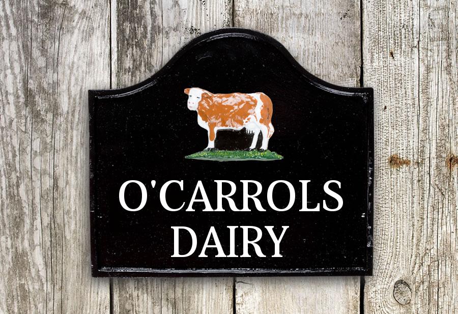 Simmental House Sign 12" X 11"