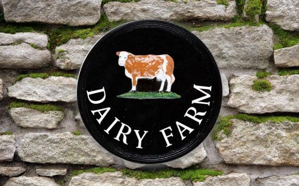 Simmental Round House Sign 9" Diameter