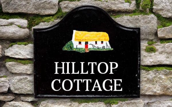 Small Cottages House Sign 12" X 11"