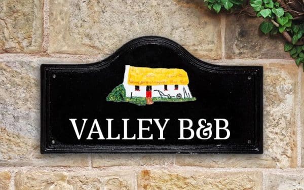 Small Cottages House Sign 15" X 8"