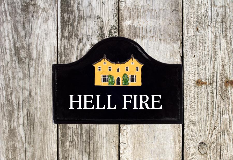 Stately House 12" X 8"