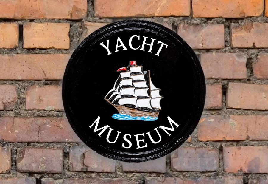 Tall Ship Round House Sign 12" Diameter