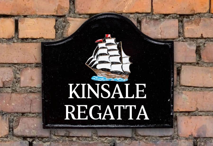 Tall Ship House Sign 12" X 11"