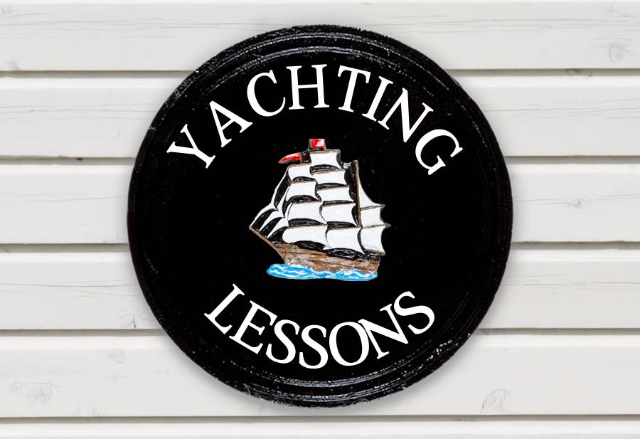 Tall Ship Round House Sign 14" Diameter