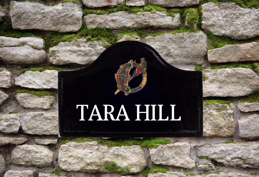 Large Tara Broach House Sign 12" X 8"