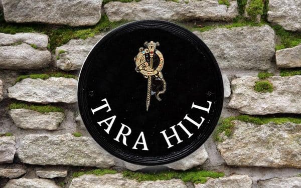Tara Brooch Round House Sign 9" Diameter