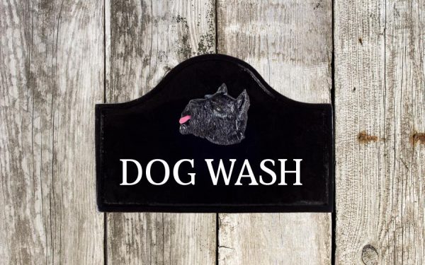Scotch Terrier Metal Sign 12" X 8"