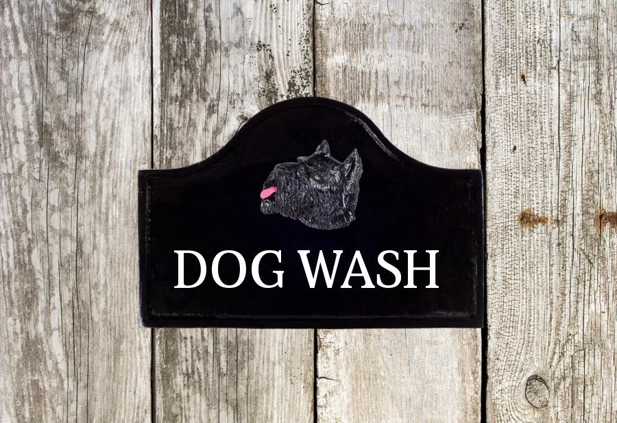 Scotch Terrier Metal Sign 12" X 8"