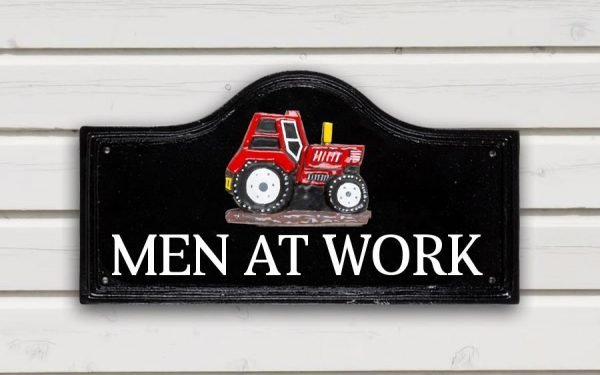Tractor House Sign 15" X 8"
