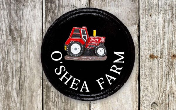 Tractor House Sign 10" Diameter