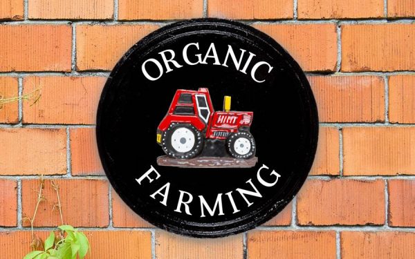 Tractor Round House Sign 12" Diameter