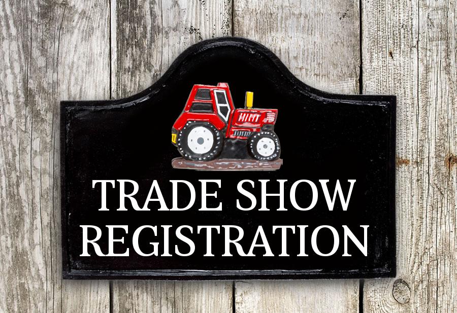 Tractor House Sign 15" X 11"