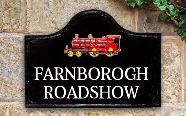 Train House Sign 15" X 11"