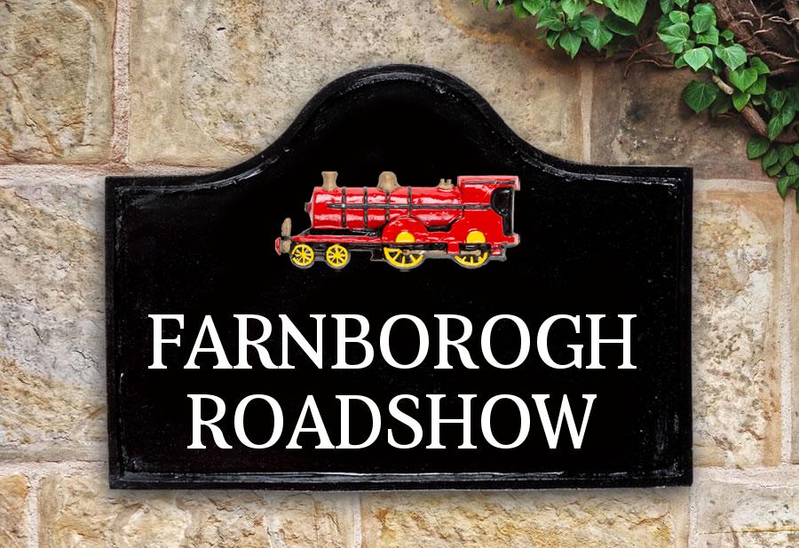 Train House Sign 15" X 11"