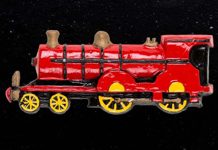 Train Oval House Sign 16" X 11" - Image 2