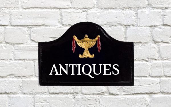 Roman Urn Sign 12" X 8"