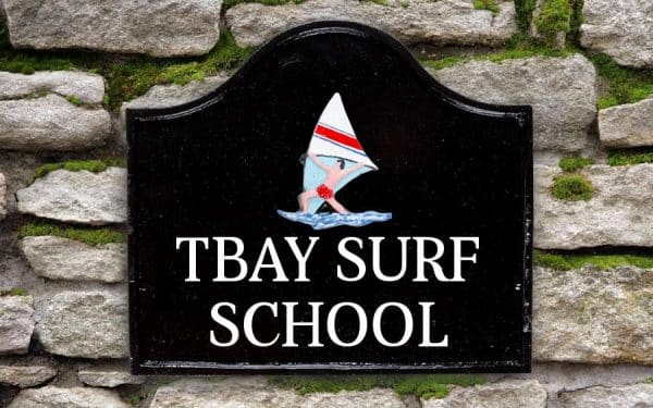 Windsurfer House Sign 12" X 11"