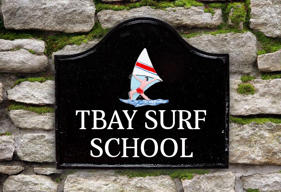 Windsurfer House Sign 12" X 11"